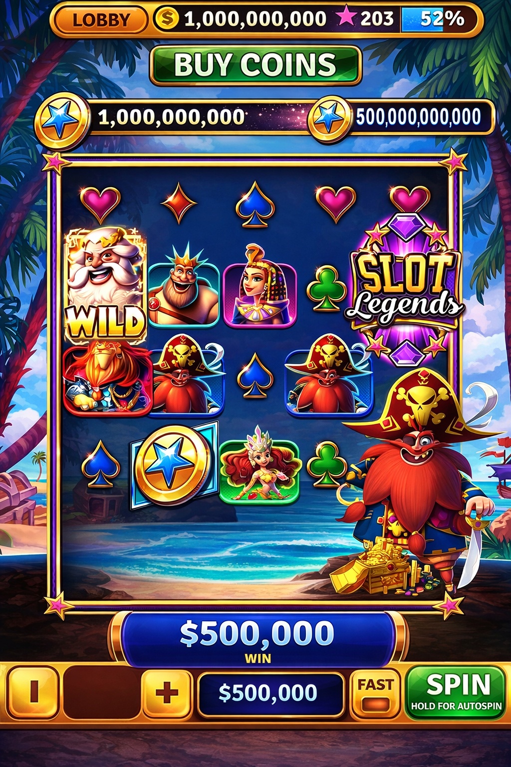 Payout slots game